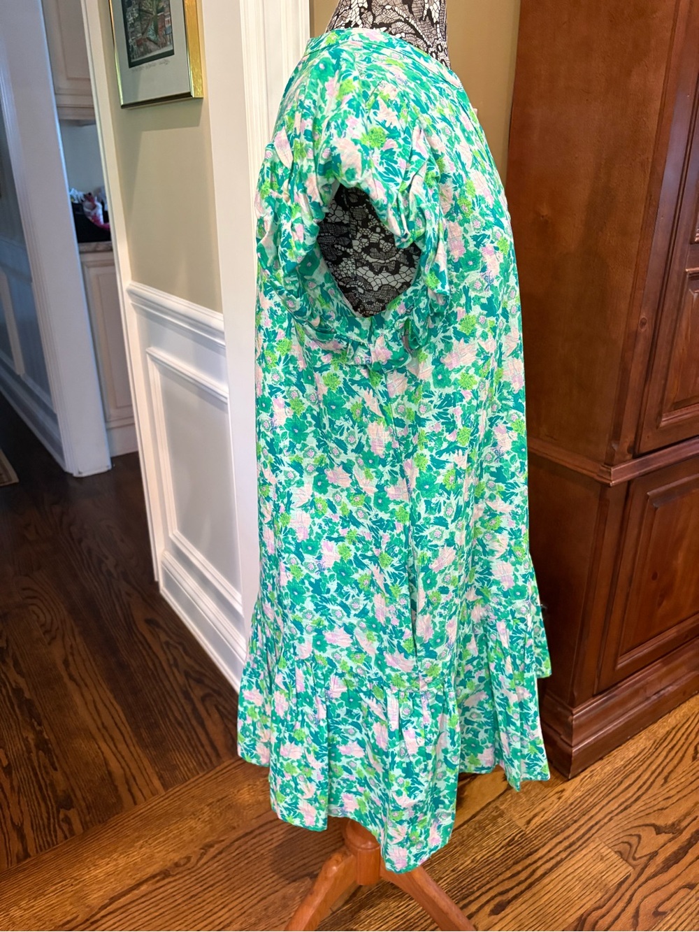 Entro Floral Print Summer Dress - Picture 3 of 9